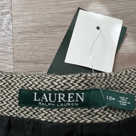 NWT - Wool Ralph Lauren A-Line Skirt - Size 12P - Picture 3 of 5